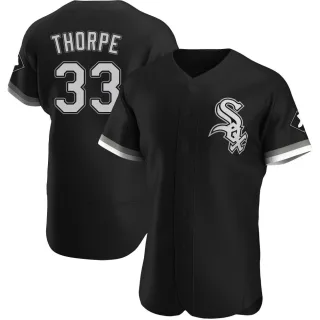 Authentic Men's Drew Thorpe Chicago White Sox Alternate Jersey - Black