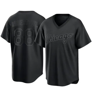 Replica Men's Luis Robert Chicago White Sox Pitch Fashion Jersey - Black