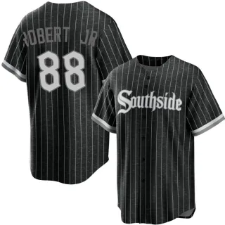 Replica Youth Luis Robert Chicago White Sox 2021 City Connect Jersey - Black